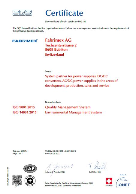 WEAG ISO9001 14001 2015